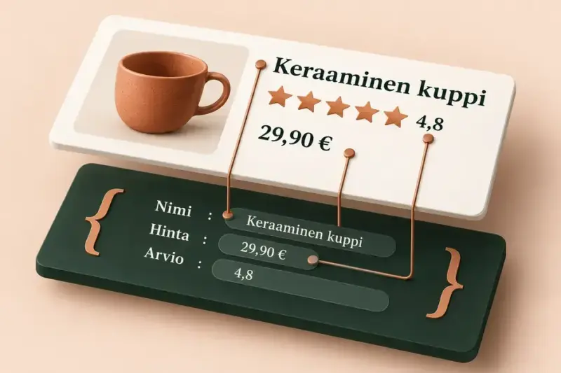 Strukturoitu data ja schema-merkinnät: näin saat rikkaat tulokset Googleen